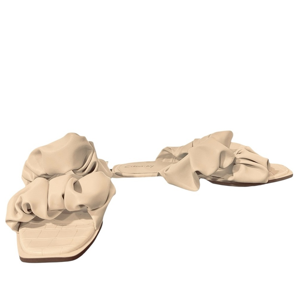 Circus NY by Sam Edelman Women’s Ivory Size 8.5 Faux Leather Iggy Sandals